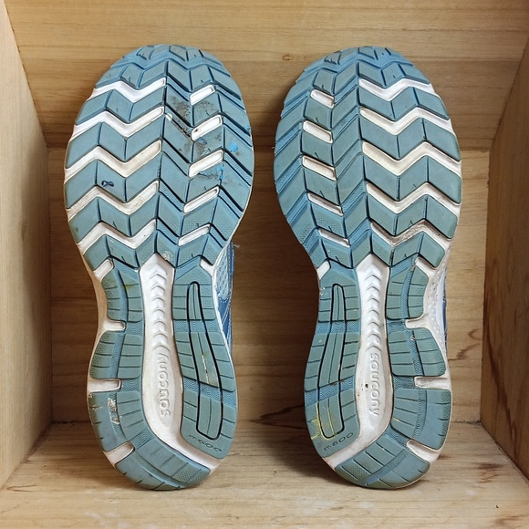 Saucony Grid Cohesion 11 Blue Low Lace Up Womens Running Trainers S10420 3 - Picture 9 of 10